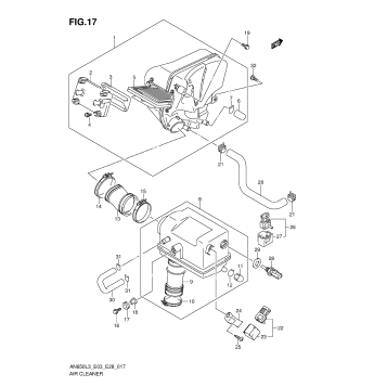 AIR CLEANER (AN650ZL3 E28)