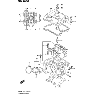 CYLINDER HEAD (REAR)