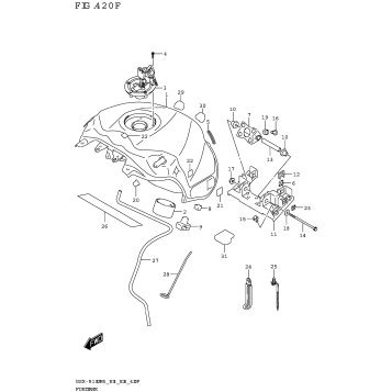FUEL TANK (GSX-R1000RZA:(E33))