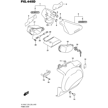 FRAME COVER (VL1500BTL7 E28)