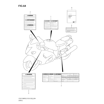 LABEL (GSX1300R L2 E28)