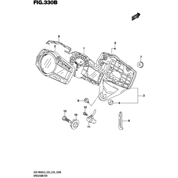 SPEEDOMETER (GSX-R600L9 E28)