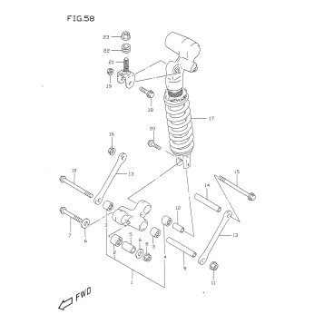 REAR CUSHION LEVER (MODEL T)
