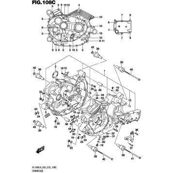 CRANKCASE (VL1500TL9 E03)