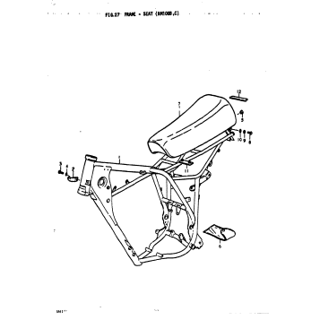 FRAME - SEAT (RM100B