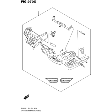 OPTIONAL (UNDER COWLING SET) (DL650AL7 E03)