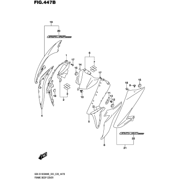FRAME BODY COVER (GSX-S1000A)