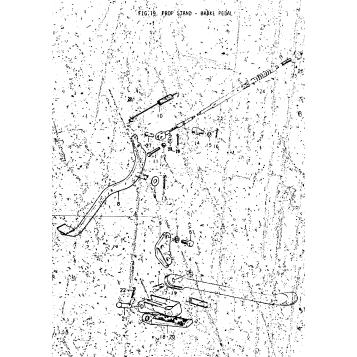 PROP STAND - BRAKE PEDAL