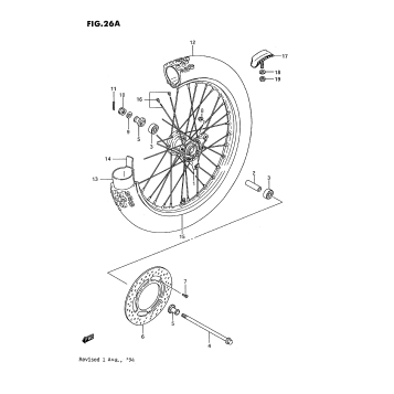 FRONT WHEEL (MODEL L/M/N/P/R/S)