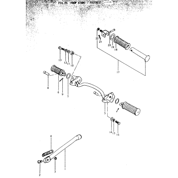 PROP STAND - FOOTREST