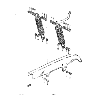 CHAIN CASE - SHOCK ABSORBER