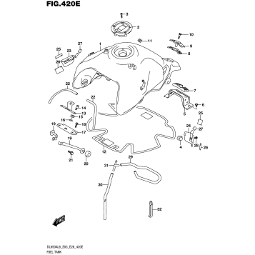 FUEL TANK (DL650XAL6 E33)