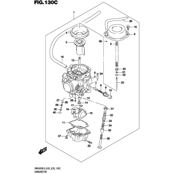 CARBURETOR (DR650SEL9 E33)