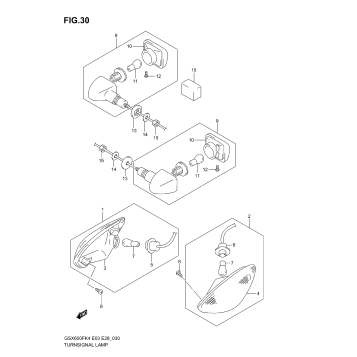 TURNSIGNAL LAMP (MODEL K4/K5)