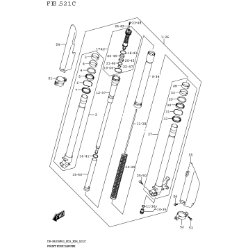 FRONT FORK DAMPER (DR-Z400SM)