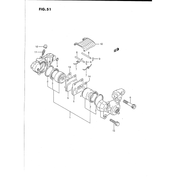 REAR CALIPER (MODEL K/L/M/N)
