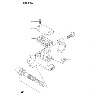 FRONT MASTER CYLINDER (K/L/M/N/P/R)