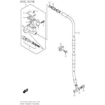 FRONT MASTER CYLINDER (DR-Z125LL5 E33)