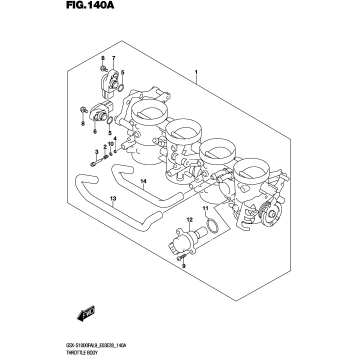 THROTTLE BODY (GSX-S1000FAL9 E03)