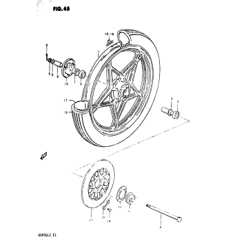 FRONT WHEEL (MODEL T