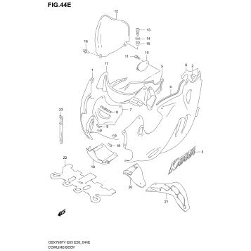 COWLING BODY (MODEL K3)