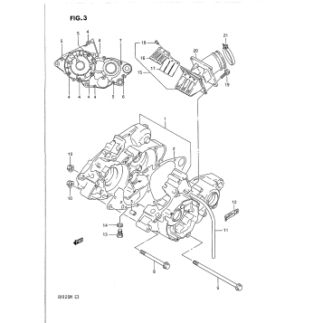 CRANKCASE (MODEL K)