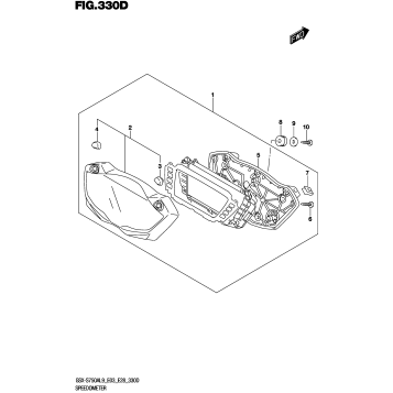 SPEEDOMETER (GSX-S750YAL9 E28)