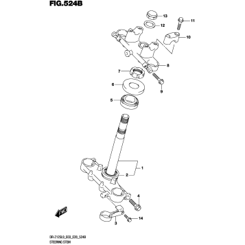 STEERING STEM (DR-Z125LL9 E03)