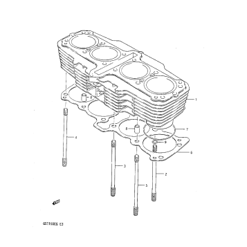CYLINDER (GS1150ES3/ESE E.No-101425-/F/F2/G)