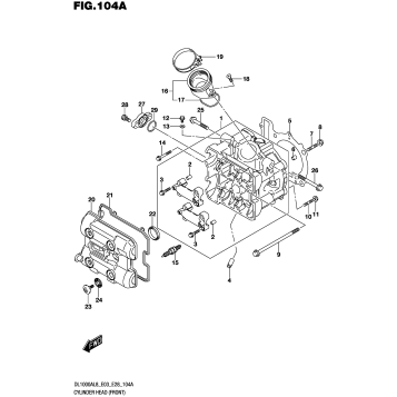 CYLINDER HEAD (FRONT)