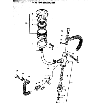 REAR MASTER CYLINDER