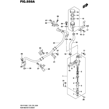 REAR MASTER CYLINDER (GSX-R1000L7 E03)