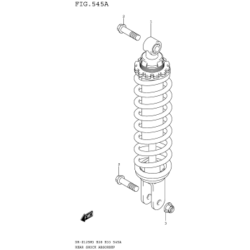 REAR SHOCK ABSORBER (DR-Z125M3E28)