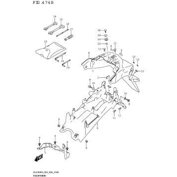REAR FENDER (DL1050RJ)