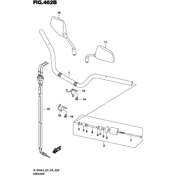 HANDLEBAR (DL1000XAL9 E28)