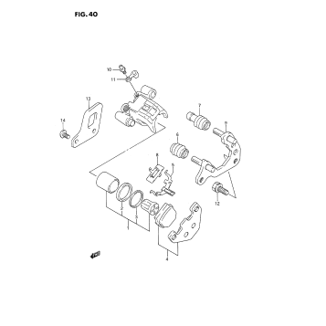 REAR CALIPERS (MODEL L/M/N/P/R/S)
