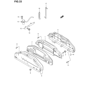 SPEEDOMETER (AN650K3/K4)