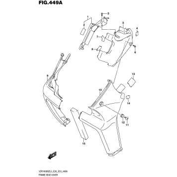 FRAME HEAD COVER (VZR1800BZL5 E28)