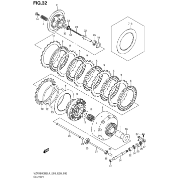CLUTCH (VZR1800BZL4 E33)
