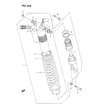 SHOCK ABSORBER (P/R)