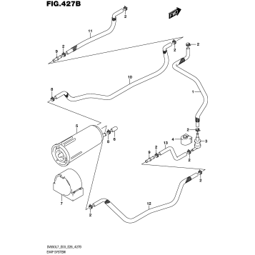 EVAP SYSTEM (SV650AL7 E33)