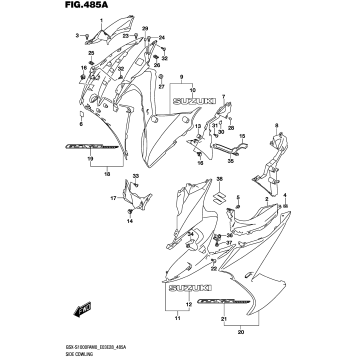 SIDE COWLING (E03,E33)