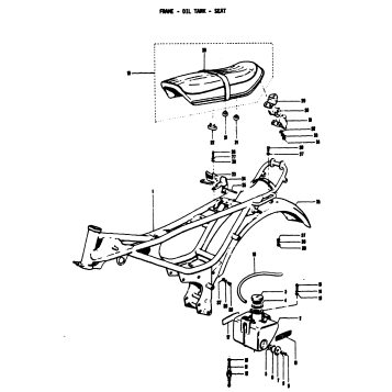 FRAME - OIL TANK - SEAT