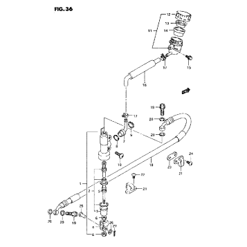 REAR MASTER CYLINDER (MODEL N)