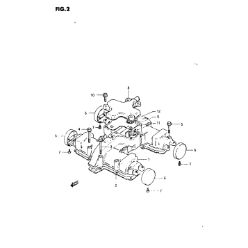 CYLINDER HEAD COVER (E.NO.162953-)