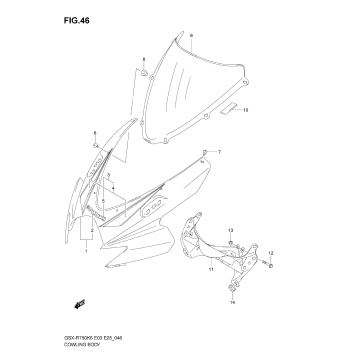 COWLING BODY (MODEL K6)