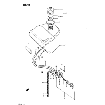 FUEL TANK (MODEL D/E/F/G/H/J/K/L/M)