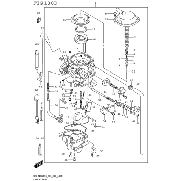 CARBURETOR (DR-Z400SMM3 E03)