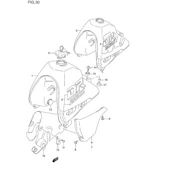 FUEL TANK (MODEL L/M)