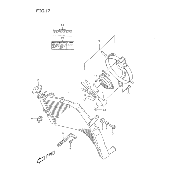 RADIATOR (MODEL T/V)